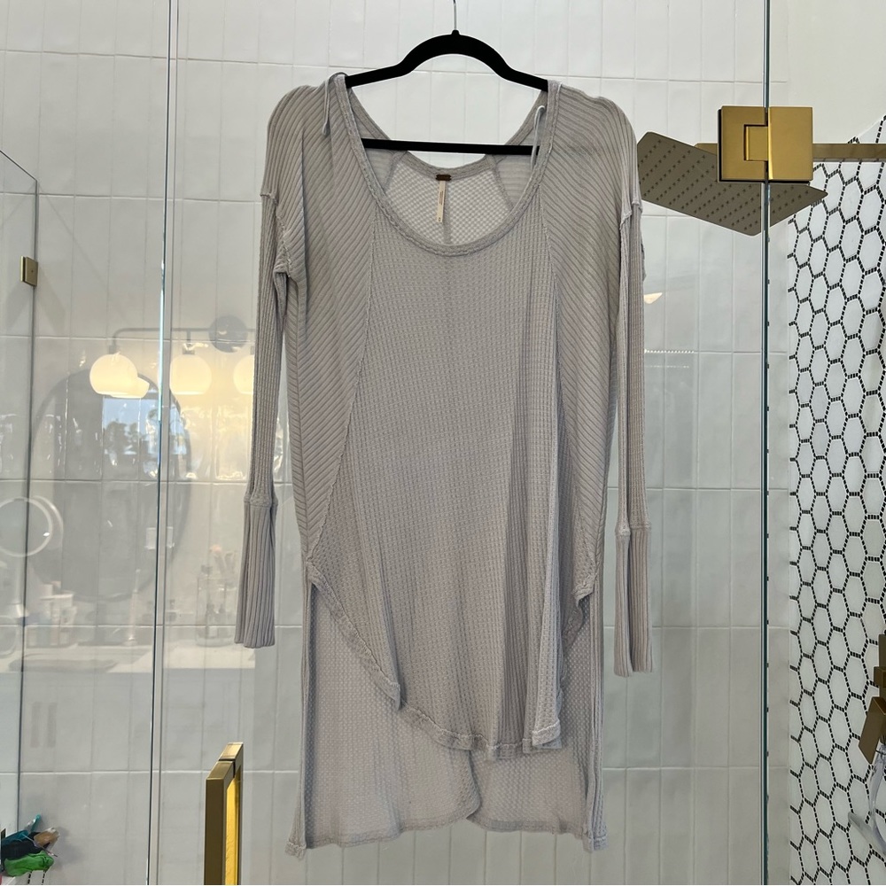 Free People Light Blue Top
